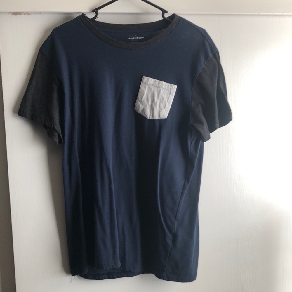 Blue Crown blue pocket tee